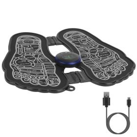 EMS Foot Massager Electric Foot Acupressure Mat USB Rechargeable Feet Circulation Massage Pad Acupuncture Points Stimulator Relaxation Tool EMS Foot Massager Electric Foot Acupressure Mat USB Rechargeable Feet Circulation Massage Pad Acupuncture Points Stimulator Relaxation Tool